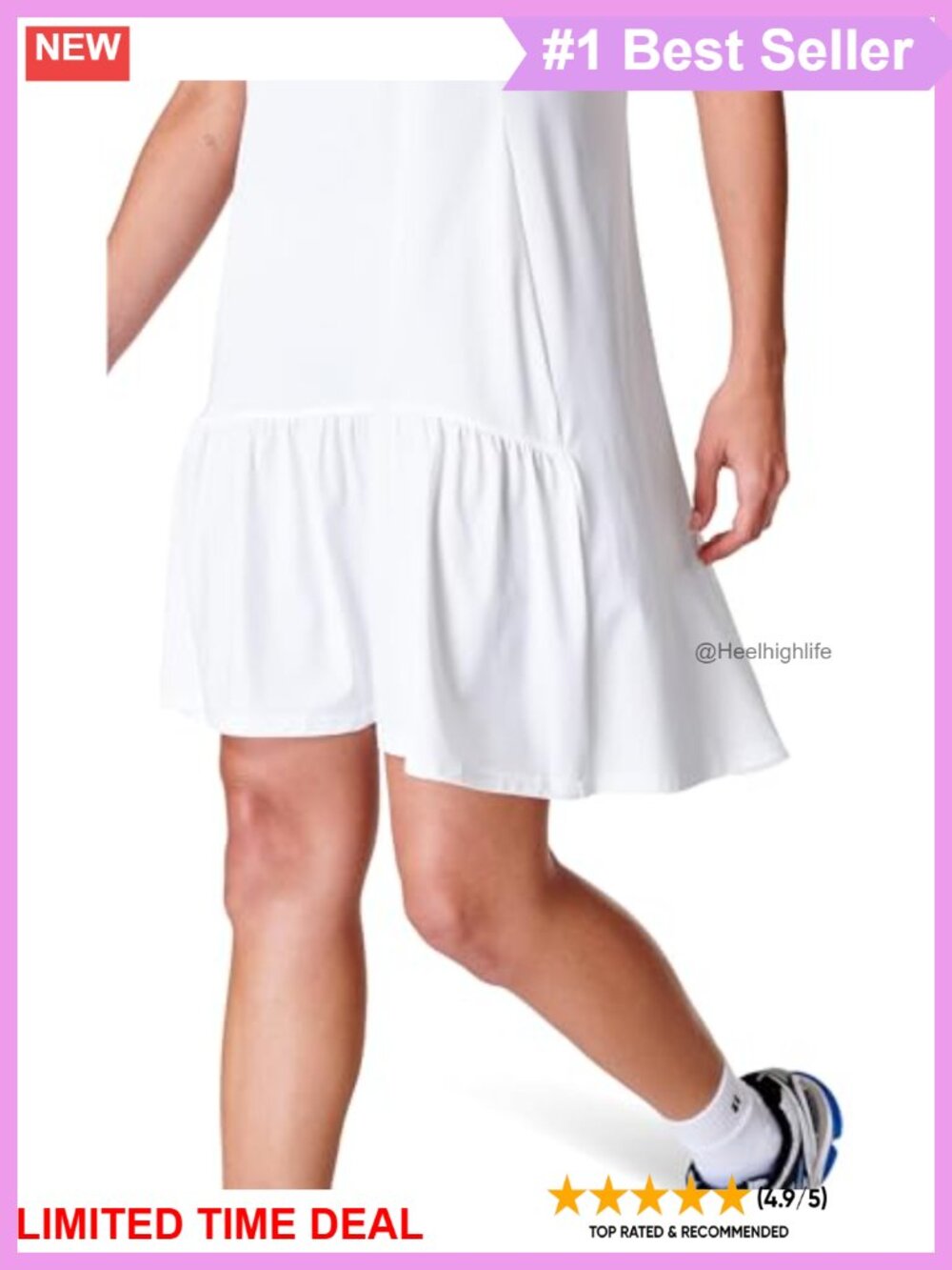 Sweaty Betty Womens Explorer Club Athletic Sleeveless Mini Dress - Picture 2 of 3